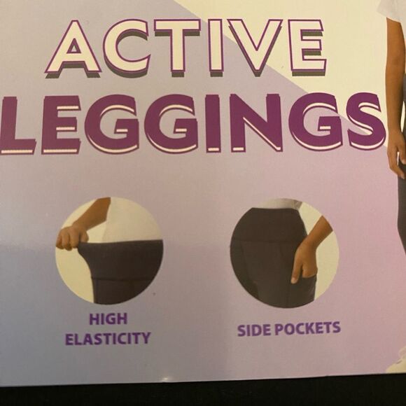 32 Degrees Youth 2-pack Active Leggings - Picture 4 of 6